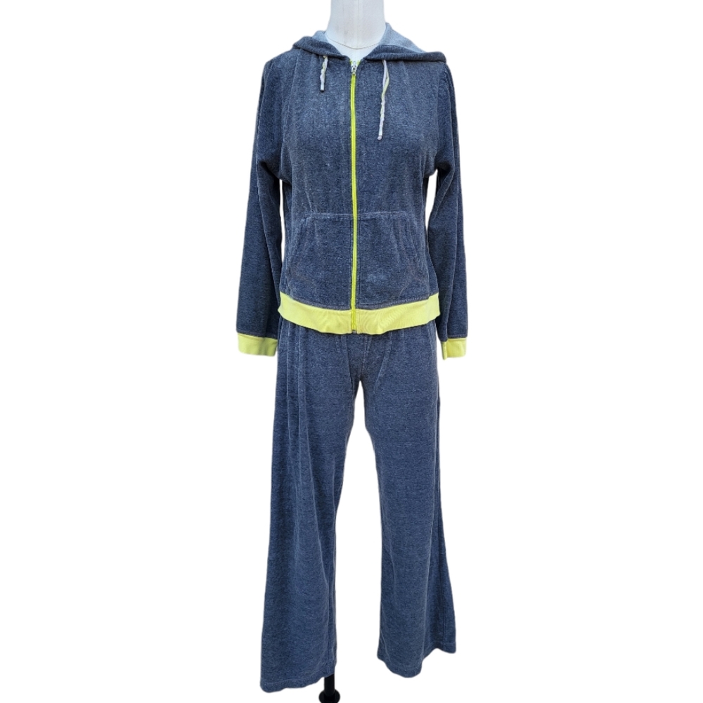 Womens Tracksuit Casual Relaxed Fit Zip Up Jacket and Drawstring Jogger Pants